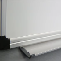 Tableau blanc magnétique effaçable à sec en aluminium, fixation murale, format standard Shandong AW13, avec logo personnalisé, taille sur mesure