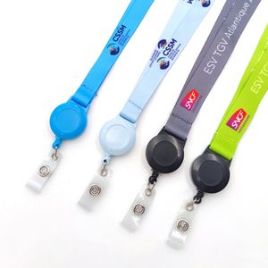 Manufacturer Custom Print Lanyard for Id Card Holder Retractable Badge Reel Lanyard with Badge Reel - Product Image 3