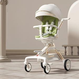 Passeggino di Alta Qualità per Neonati, Lussuoso Sistema di Viaggio 4-in-1, Carrozzina Pieghevole Multifunzione per Bambini - Product Image 5