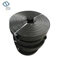 Tuyau d'arrosage agricole plat extensible à 3 couches en PVC/caoutchouc nitrile, longueur personnalisée, diamètre 6 pouces, service de découpe disponible
