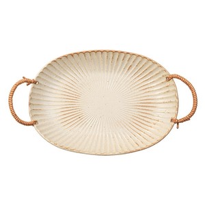 カスタム卸売オーバルプレート レトロスタイルセラミックプレート エンボス加工ディナープレート 家庭用大型皿 魚皿 - Product Image 5