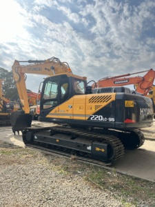 Excavadora de cadenas Hyundai 220LC-9S usada, maquinaria pesada de construcción original de Corea, 220LC-9S en venta - Product Image 6