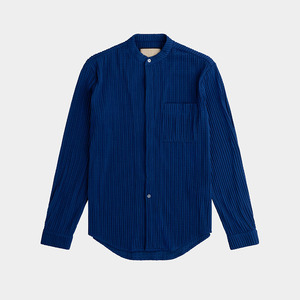 Azul marino de manga larga para hombre, ropa, <span class=keywords><strong>pantalones</strong></span> y camisas, conjuntos de ropa para hombre - Product Image 4