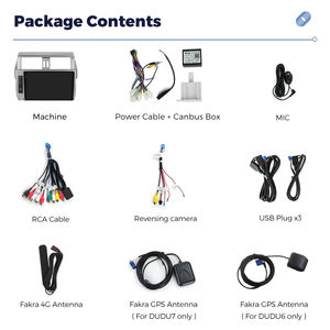 DUDUAUTO 2K écran Android 13 autoradio pour Toyota Prado 2013-2017 lecteur vidéo multimédia stéréo voiture-play GPS Navigation - Product Image 2