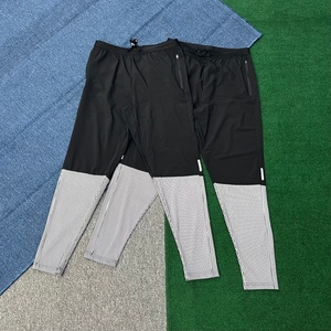 Pantaloni da corsa bicolore da <span class=keywords><strong>uomo</strong></span> di alta qualità con design <span class=keywords><strong>a</strong></span> <span class=keywords><strong>righe</strong></span> sul polpaccio per palestra e allenamento all'aperto. - Product Image 1