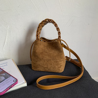 YY0135 mode dame PU tissage poche seau sac à bandoulière nouveau modèle coréen hiver Style une épaule Durable