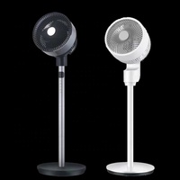 Ventilateur intelligent debout avec minuterie ventilateur de circulation d'air sur pied rétractable à hauteur de plancher