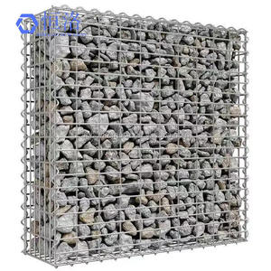 Galvanizli Kaynaklı Kare <span class=keywords><strong>Gabion</strong></span> Örgü Korozyon Önleyici ISO9001 Sertifikalı Su Geçirmez Ambalaj Çitleri İstinat Duvarları Erozyon Teli - Product Image 4