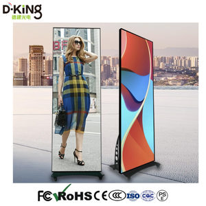 P1.8 P2.5 Aluminum Custom Advertising <b>Stand</b> Screen Poster Wifi <b>Control</b> Portable Foldable LED Poster Display - Product Image 2