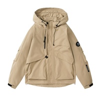 Veste coupe-vent homme printemps-automne, légère, multi-poches, coupe ample, vente directe usine transfrontalière