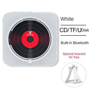 Reproductor de CD Portátil Minimalista, Bluetooth, Recargable, Dispositivo de Audio <span class=keywords><strong>HiFi</strong></span>, Uso en Interiores y Exteriores, Conector para Auriculares USB - Product Image 6