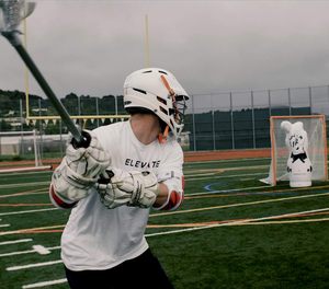 MAKE WAVES ELI-E018 Mannequin de gardien de but gonflable en PVC, cible d'entraînement portable 70"H pour l'entraînement au lacrosse - Product Image 4