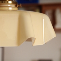 Luminaire suspendu de style rétro français en verre et laiton, petit lustre pour allée, entrée, chambre à coucher, chevet, bar, îlot, restaurant