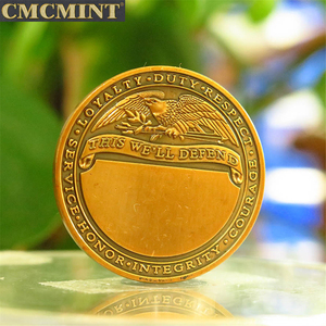 Monedas antiguas Desafío personalizado Logotipo redondo Nombre Latón Moneda <span class=keywords><strong>de</strong></span> dos tonos en blanco - Product Image 2