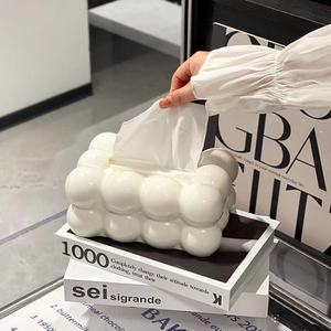 Facial Tissue Holder Non Slip Tissue Box Cover Tissue Dispenser for Living Room Home Household Kitchen Countertop - Product Image 2