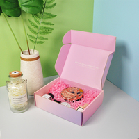 Boîte postale violette avec Logo, boîte d'expédition magnétique personnalisée, emballage carton de luxe, boîte à fleurs ondulée personnalisée