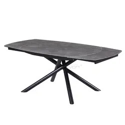 <span class=keywords><strong>Table</strong></span> de salle à manger en céramique moderne de luxe de haute qualité multifonctionnelle <span class=keywords><strong>extensible</strong></span> et rotative - Product Image 4