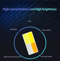 2 ampoules LED S2 H4, phare LED H1 H7 H8 H11 HB3 HB4 60W, lumières LED 4 couleurs, lampe automobile, phare LED pour voiture, 12V 24V