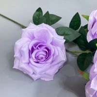 EG-S169 weiße rote rosa lila einzelrose künstliche blumen seidenrosen massenblumen