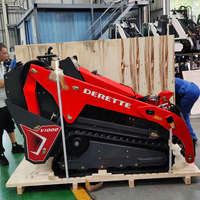 Minipala Gommata Hicosman V1000 da 1 Tonnellata con Motore Kubota, Pompa Hansapump, Certificazione EPA & Euro 5 per Fattorie e Giardini