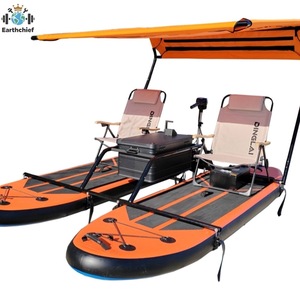 Catamarán Inflable Eléctrico Portátil y Resistente, Balsa de Pesca, Tabla de Paddle, Catamarán Inflable en Venta, Catamarán para Paseos - Product Image 1