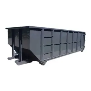 10 Yard Roll Off Dumpster Waste Management Waste Dump Container Hook Lift Container Stackable Hook Lift Bin