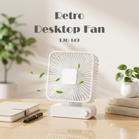 Ventilateur de table rechargeable, portable, petit, en plastique, électrique, USB, pour le bureau, fabriqué en Chine