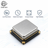 Oscilador de Reloj de Cristal EVOL-200 de EvolE Tech, 50MHz, SMD, Bajo Ruido de Fase, 3.3V, Carcasa Metálica Blindada, Marcado Personalizado OEM