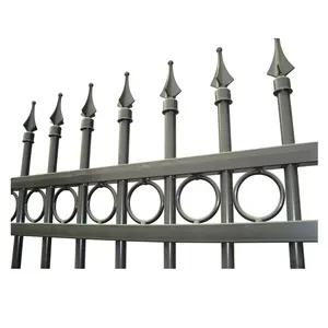 Durable Quality New Design Ornamental Steel Picket Fence Tubular Fence for Home Garden Decorative Fencing