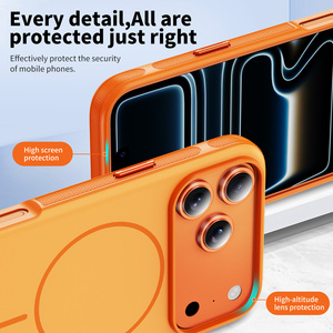 Coque de téléphone antichoc avec support invisible et chargement magnétique sans fil pour <span class=keywords><strong>iPhone</strong></span> 17 Air 16E 15 14 13 Pro 12 <span class=keywords><strong>11</strong></span> Plus XS Max - Product Image 3