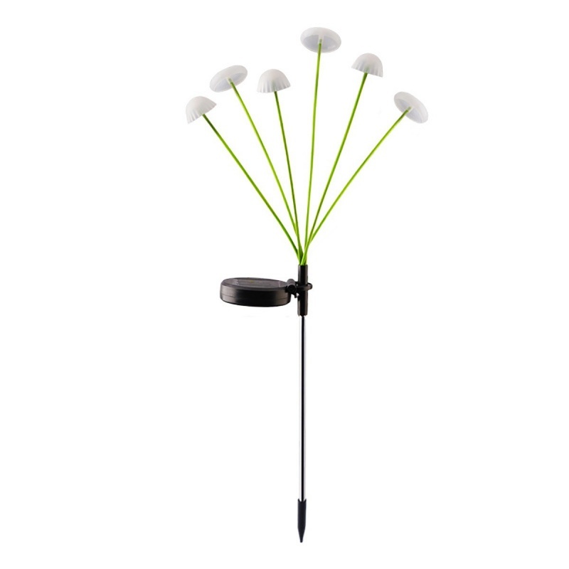 IP65 Waterproof Solar LED Festoon Garden Light Warm White Jellyfish Mushroom Decoration for Christmas Party Outdoor Supplies