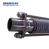 Tuyaux flexibles métalliques, tuyau flexible en acier inoxydable, tuyau ondulé DN15-DN80, joint d'expansion à soufflet standard EJMA pour la plomberie industrielle