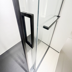 Cabines <span class=keywords><strong>de</strong></span> <span class=keywords><strong>douche</strong></span> FUSA avec porte coulissante, <span class=keywords><strong>cabine</strong></span> <span class=keywords><strong>de</strong></span> <span class=keywords><strong>douche</strong></span> en verre trempé transparent <span class=keywords><strong>de</strong></span> 8 mm avec panneau fixe pour hôtel, vente directe d'usine - Product Image 2