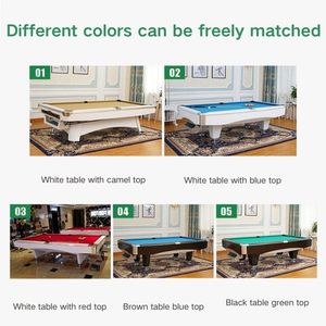 French Nine Ball Billiard <strong>Table</strong> Standard Adult Solid Wood Steel <strong>Vault</strong> Marble Quality Export 360 Degree Rotation 11cm Pockets 1-2 - Product Image 6
