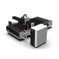 6 mètres de longueur 3000*1500mm Machine de découpe de tubes en métal Double mandrin pneumatique Supports de refroidissement par eau BMP PLT DWG DST HIWIN