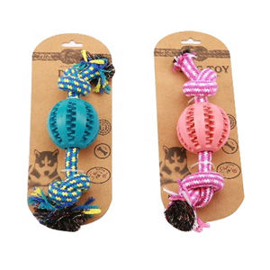 Thân Thiện Với Môi Chất Lượng Cao Latex Bền Puppy Cao Su Xương Barking Pet Bông Rope Dog Đồ Chơi - Product Image 2