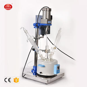 Chemischer 2L-Glasreaktor mit hohem Boro silikat gehalt und Wasserbad - Product Image 2