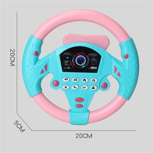 Gioco Educativo <span class=keywords><strong>per</strong></span> Bambini, <span class=keywords><strong>Volante</strong></span> in Plastica Multifunzione con Musica e Simulazione di Guida, <span class=keywords><strong>Giocattolo</strong></span> con Ventosa - Product Image 3