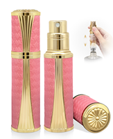 Atomiseur de parfum rechargeable en aluminium de 5 ml, flacon de voyage avec logo personnalisé