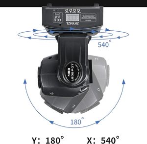 Faro LED mobile da palco 30W con <span class=keywords><strong>8</strong></span> Gobo e 15 colori, DMX512 RDM, per DJ e discoteche, certificazione CE - Spedizione da magazzino locale USA/UE, direttamente dalla fabbrica - Product Image 4