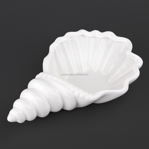 White Modern <strong>Bowl</strong> Sea <strong>Shell</strong> <strong>Conch</strong> <strong>Shell</strong> <strong>Bowl</strong> for Hotel Restaurant