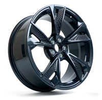 Nouvelles jantes de voiture en alliage d'aluminium forgé Audi A3/A4/Q5 5x112 19-21 pouces ET28/30/32mm multi-rayons finition noire 3 ans de garantie universelle