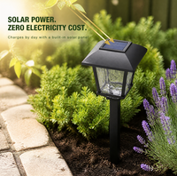 Lampe solaire de jardin résistante à l'eau pour l'extérieur, lumière LED pour aménagement paysager