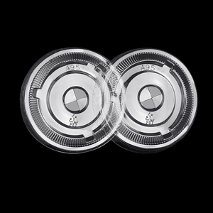 Einweg-Trinkbecher deckel aus Kunststoff Pet <span class=keywords><strong>Flat</strong></span> Lids zum Mitnehmen Milch tee Kaffee Verpackung Plastik becher deckel - Product Image 3