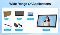 Ticari kullanım duvar montaj 22 inç wifi android tv tablet lcd dokunmatik ekran monitör