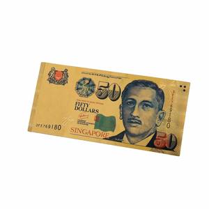 Juego Completo de 6 Billetes Conmemorativos de Dólar de Singapur en PET, SGD2, SGD5, SGD10, SGD50, SGD100, SGD1000, Colección de Recuerdos - Product Image 5