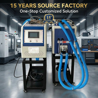 Machine de pulvérisation automatique de colle thermofusible 10L avec pompe à piston, applicateur d'adhésif thermofusible pour boîtes