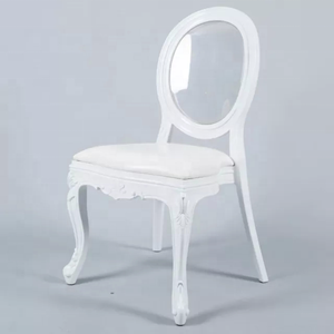 Wedding Event <strong>White</strong> Transparent Clear Back Resin Luis Chairs Hotel and Restaurant Banquet <strong>Hall</strong> Furniture - Product Image 1