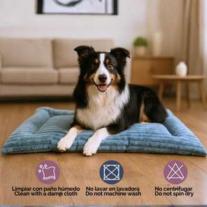 Yommy – lit rose pour animaux de compagnie, tapis à coussin doux pour chiens et chats, lit chaud d'hiver pour chiens, 3 tailles, 4 couleurs - Product Image 3