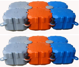 Blocs de pontons flottants en plastique HDPE avec résistance aux UV et aux chocs, capacité de charge de 350 kg/m pour bateaux à pédales - Product Image 6